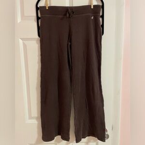 Brown waffle knit Old Navy lounge pajama pants, small
